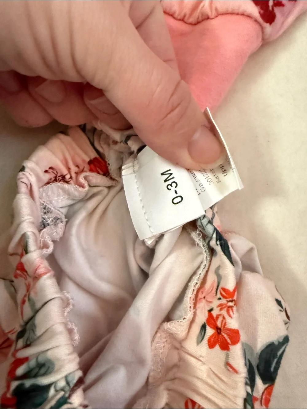 Baby Girl floral and pink clothes lot/ bundle - 0-3months